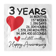 6-Pack Novelty Condoms | Funny Gift | 3rd Anniversary | Luxury Giftbox Set