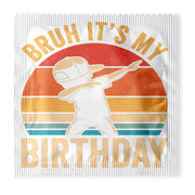 6-Pack Novelty Condoms | “Happy Birthday Bruh” | Funny Gift | Luxury Giftbox Set