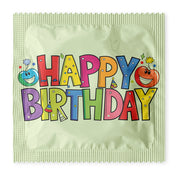 6-Pack Novelty Condoms | “Happy Birthday” | Funny Gift | Luxury Giftbox Set