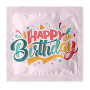 6-Pack Novelty Condoms | “Happy Birthday” | Funny Gift | Luxury Giftbox Set